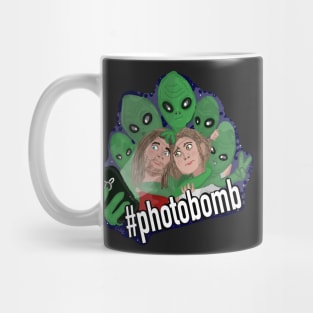 Alien Photobomb Mug